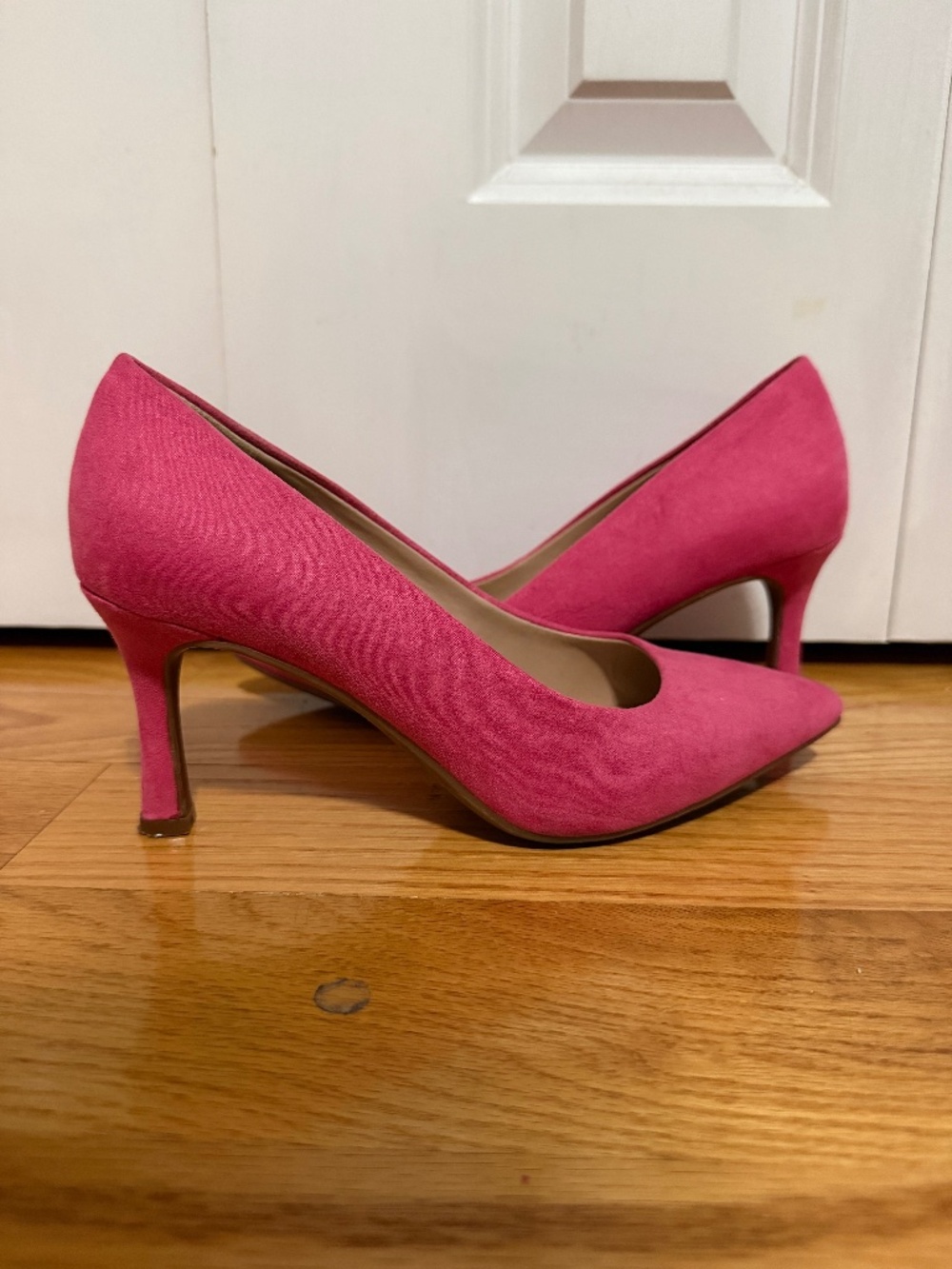 Pink Medium Height Heels